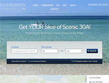 Tablet Screenshot of davisprop.com